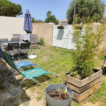 فندق مبيت وإفطار La Casita Serignanaise - T2 - Clim - Jardin Sérignan